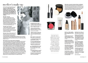 mother's make up from Inspire Weddings Magazine Spring 2015